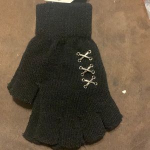 Kris Kross fingerless gloves